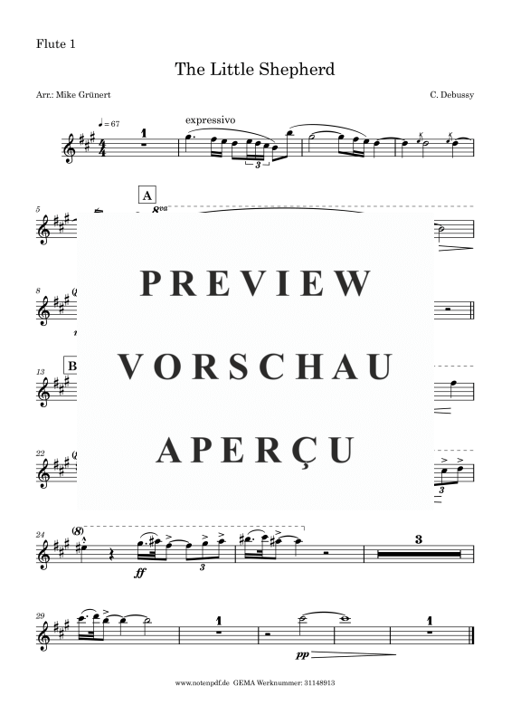 gallery: The Little Shepherd, , Großes Blasorchester