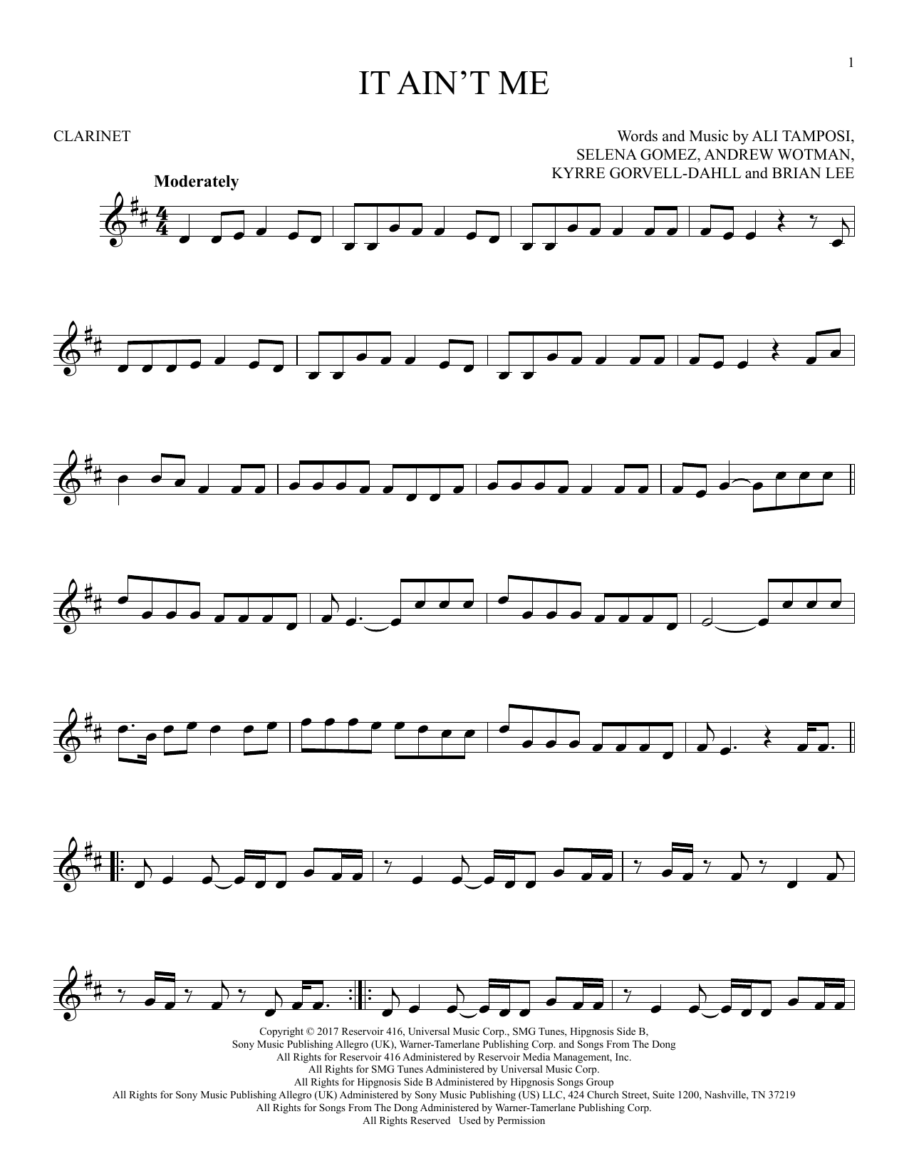 Product gallery: Page 1 of 1 It Ain't Me, Kygo and Selena Gomez