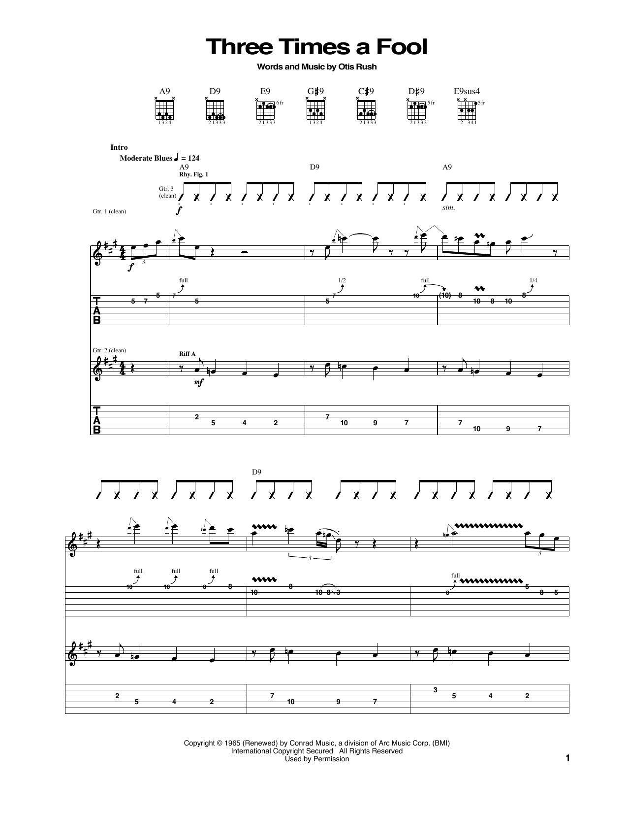 Product gallery: Page 1 of 1 Three Times A Fool, Otis Rush