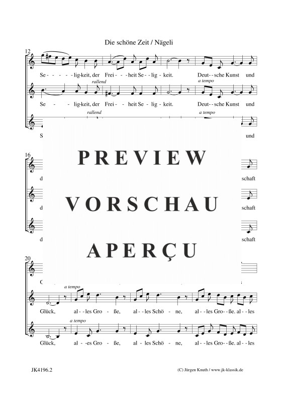 gallery: Die schöne Zeit, , Frauenchor SSA