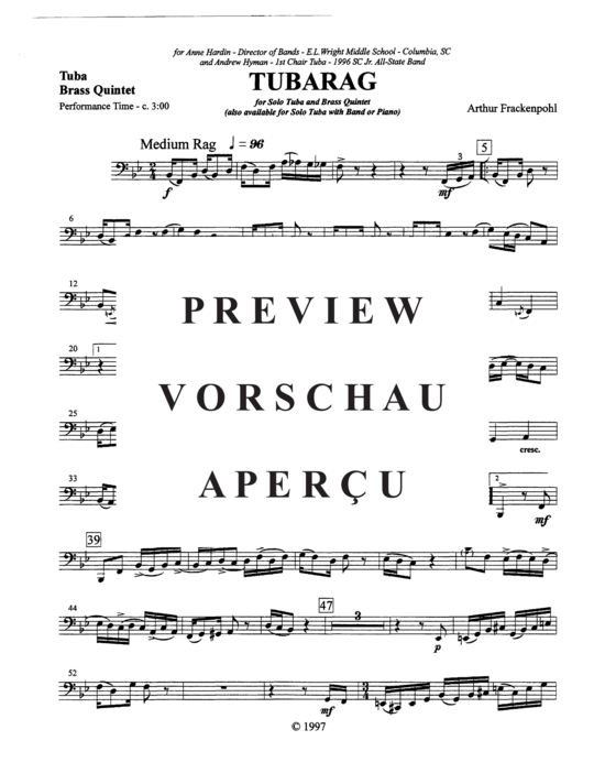 gallery: Tubarag , , (Brass quintet tuba solo)