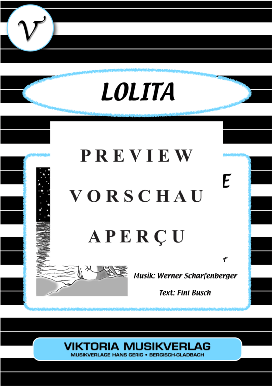 Produktgalerie: Seite 2 von 11 Über alle sieben Meere , Lolita, (Melodie-Stimmen in C/B/Es)