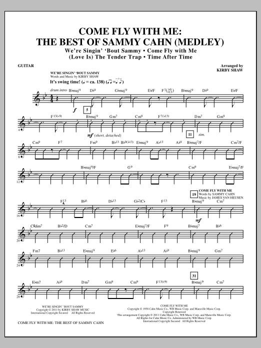 Product picture to: Come Fly With Me: The Best Of Sammy Cahn - Guitar