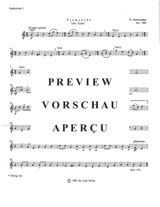 Product gallery: Page 9 of 11 Promenade , , (Tuba Quartett EETT)