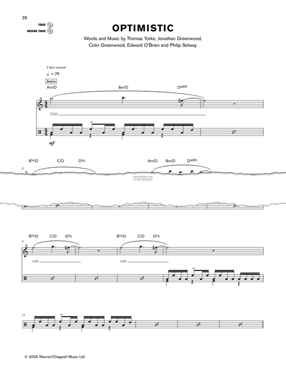 Product gallery: Page 1 of 1 Optimistic, Radiohead