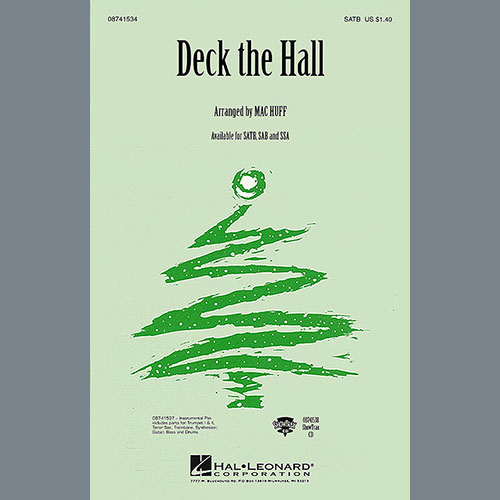 Produktbild zu: Deck The Hall (arr. Mac Huff)