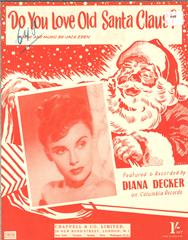 cover: Do You Love Old Santa Claus, Diana Decker, Gesang, Gitarre, Klavier