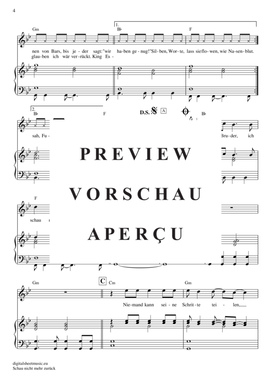 Produktgalerie: Seite 5 von 8 Schau nicht mehr zurück , Xavas, Klavier und Gesang