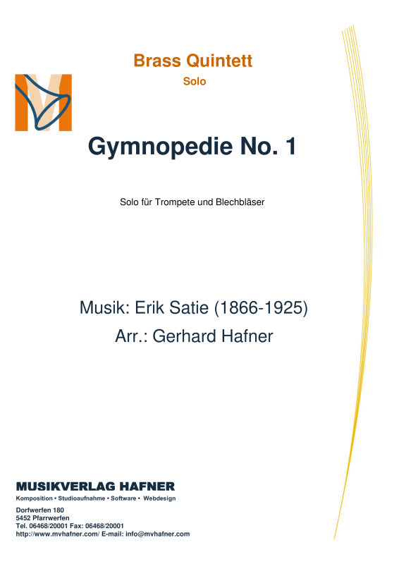 cover: Gymnopedie No. 1, , (Blechbläser Quintett)