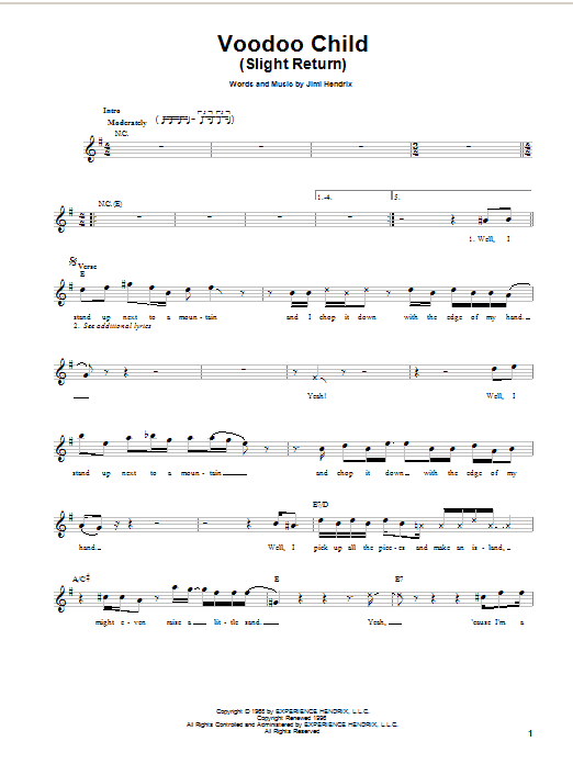 Produktbild zu: Voodoo Child (Slight Return)