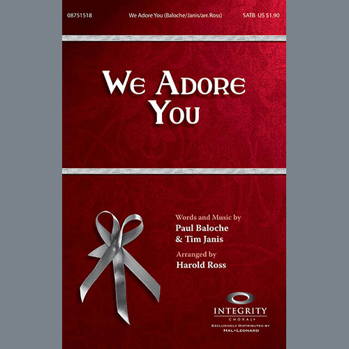cover: We Adore You, Harold Ross, Chor