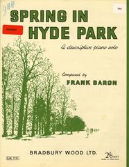 cover: Spring In Hyde Park, Frank Baron