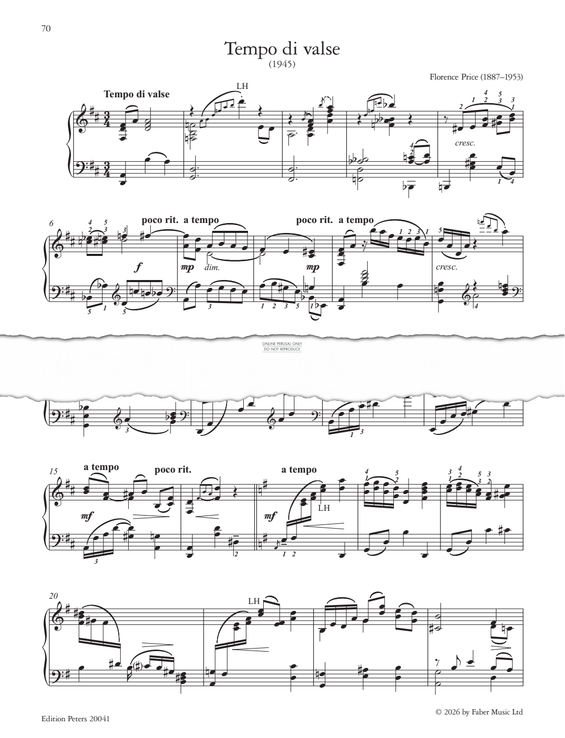 Produktbild zu: Tempo di valse in D major