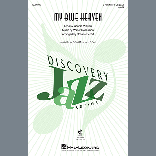 cover: My Blue Heaven (arr. Rosana Eckert), George Whiting and Walter Donaldson, Chor