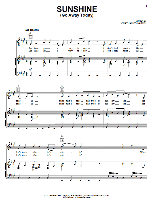 Produktbild zu: Sunshine (Go Away Today)