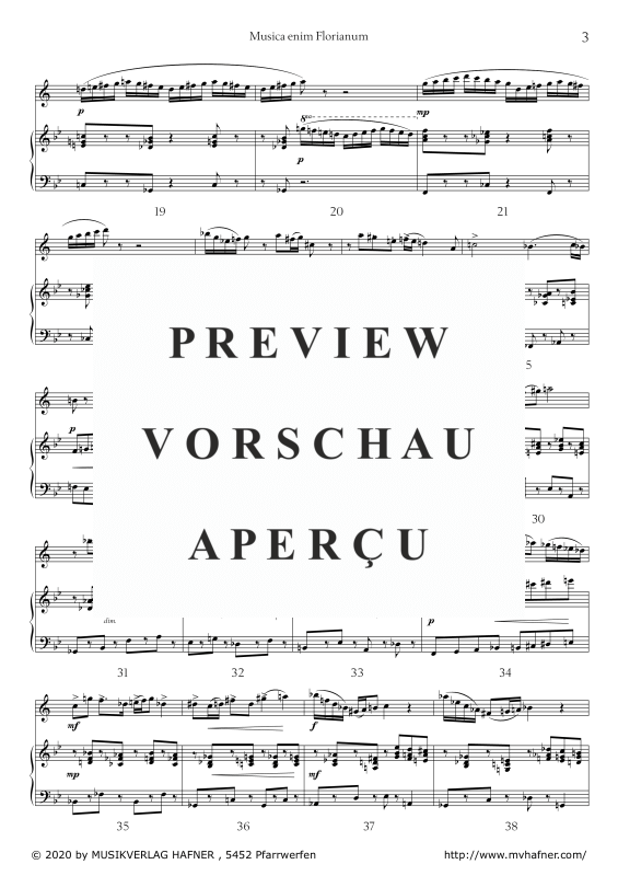 Product gallery: Page 6 of 11 Musica enim Florianum, , (clarinet in Bb and piano)