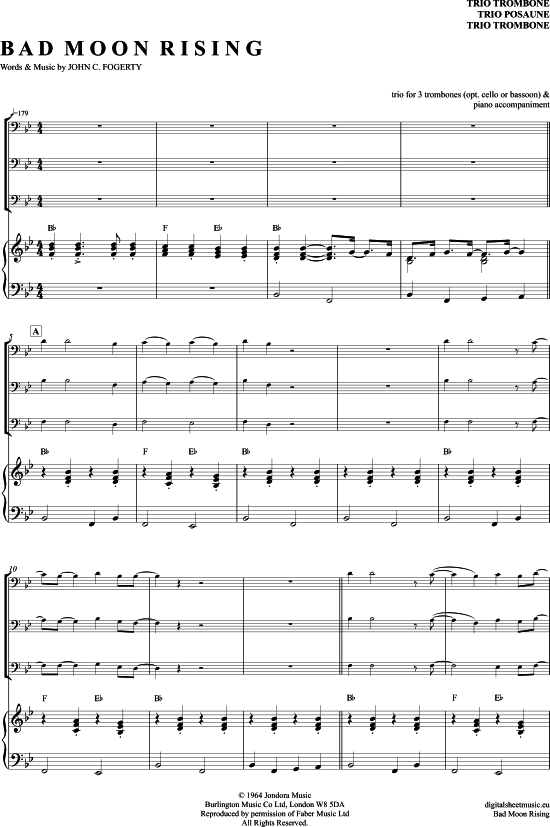 Product picture to: Bad Moon Rising Creedence Clearwater Revival