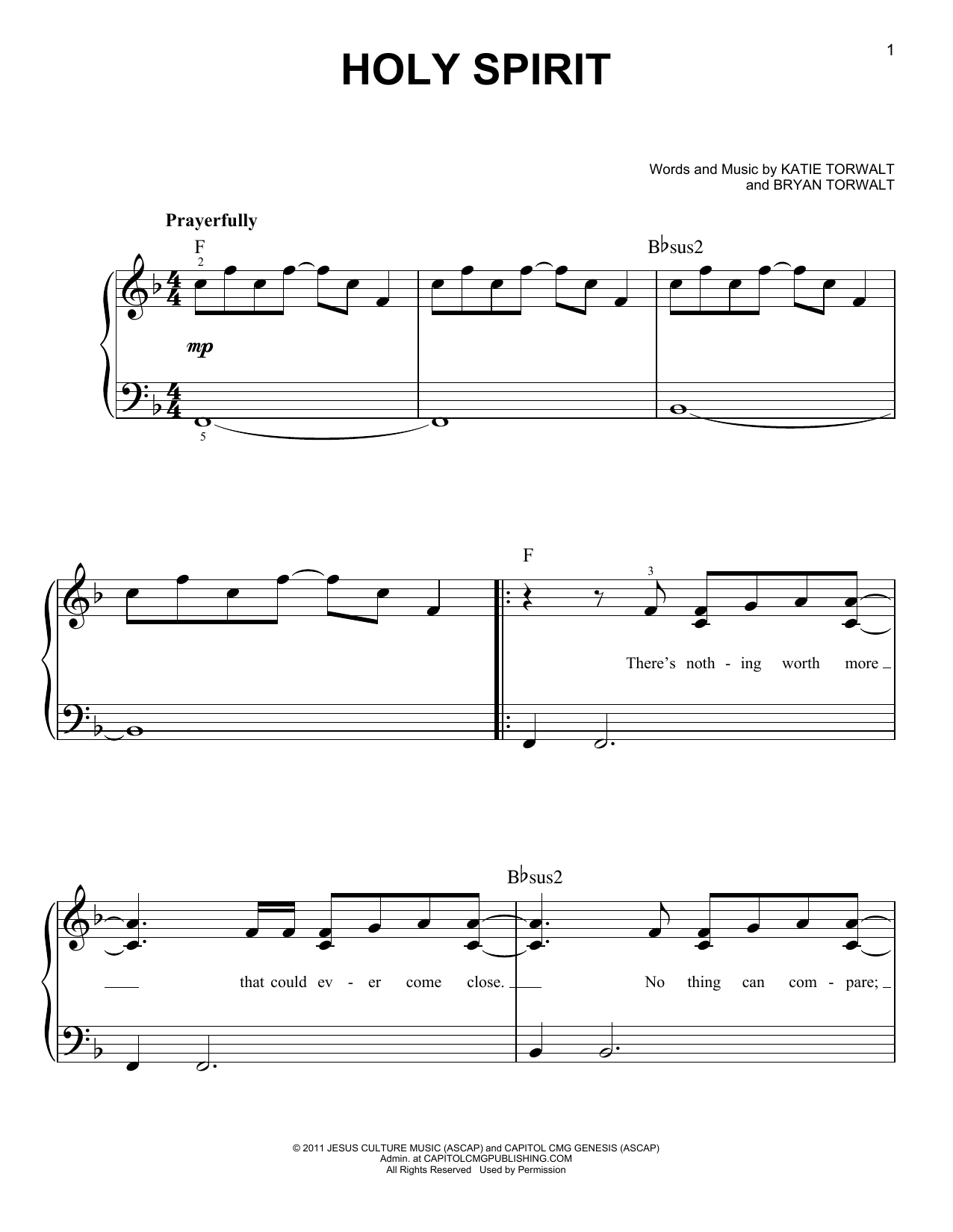 Produktgalerie: Seite 1 von 1 Holy Spirit, Francesca Battistelli, Klavier