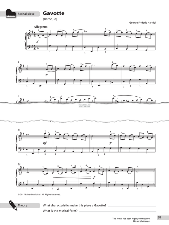 Product gallery: Page 1 of 1 Gavotte,