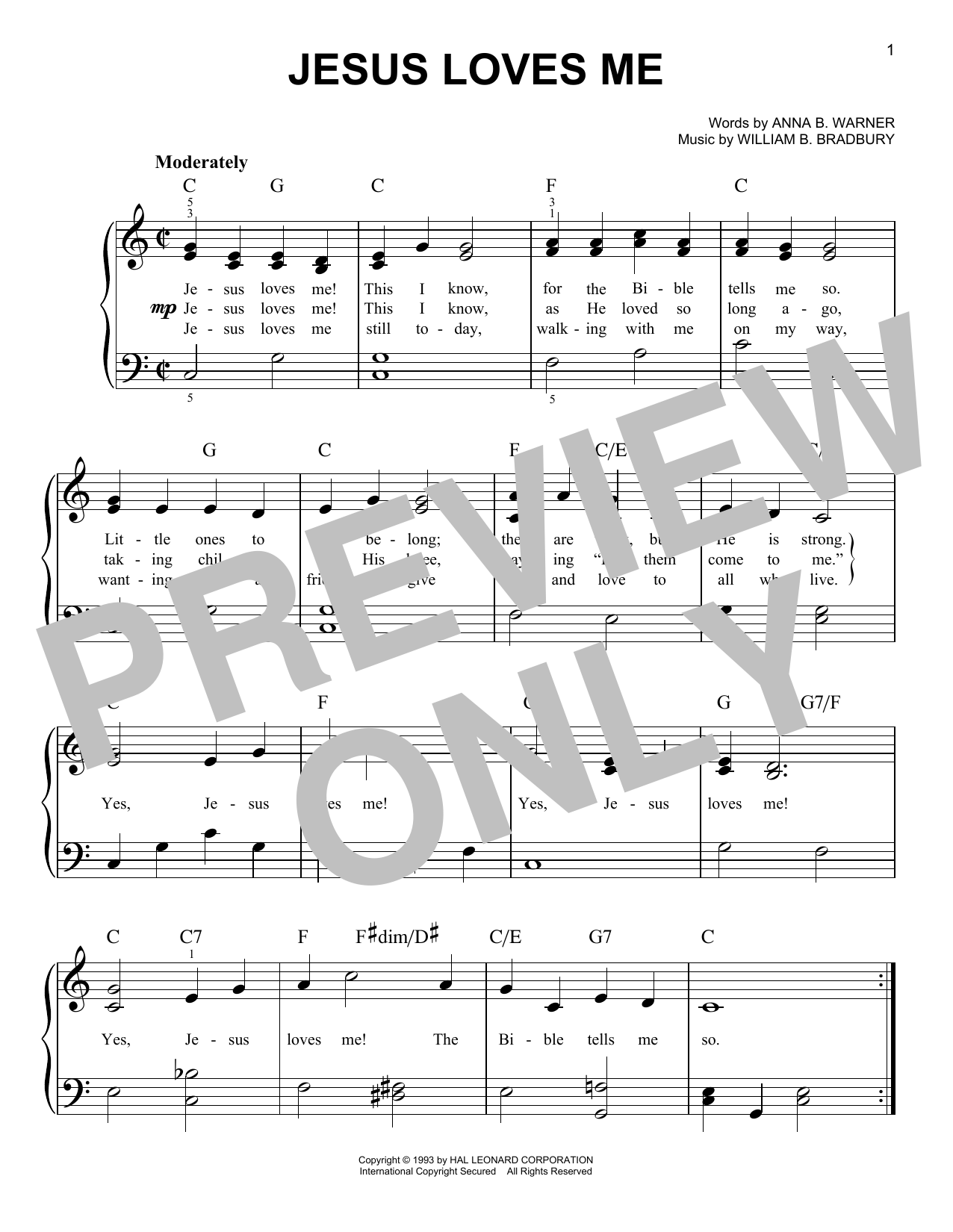 Produktbild zu: Jesus Loves Me