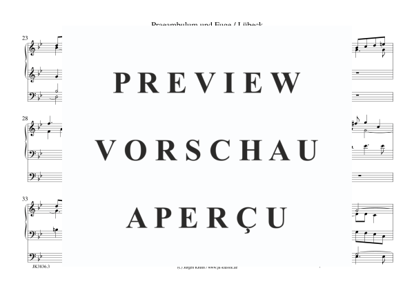 gallery: Praeambulum und Fuge, , (Orgel Solo)