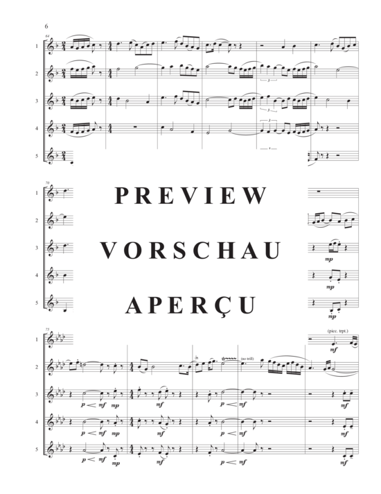 Produktgalerie: Seite 9 von 21 Blazons Five , , (5-stimmiges Trompetenensemble)