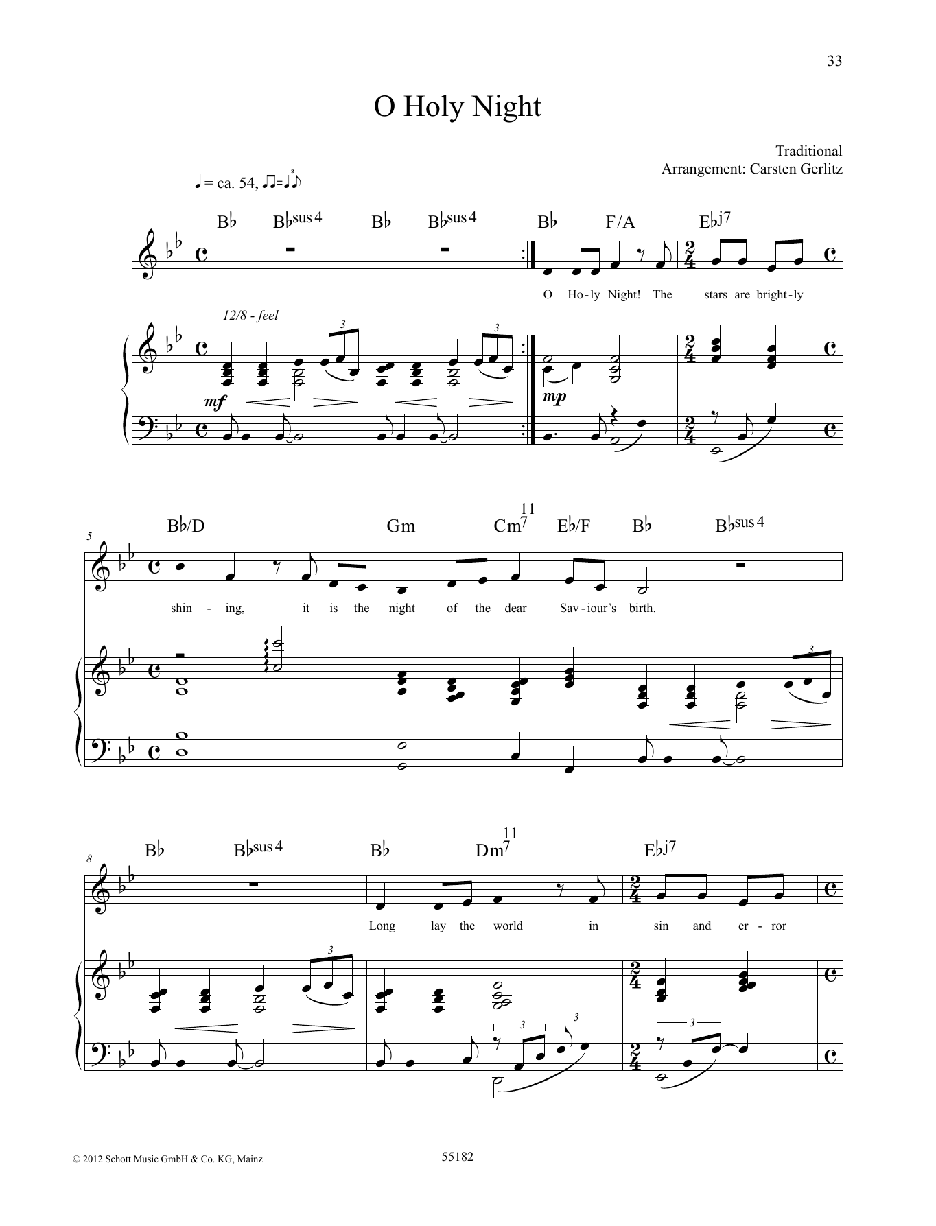 Produktgalerie: Seite 1 von 1 O Holy Night, Carsten Gerlitz, Gesang, Klavier