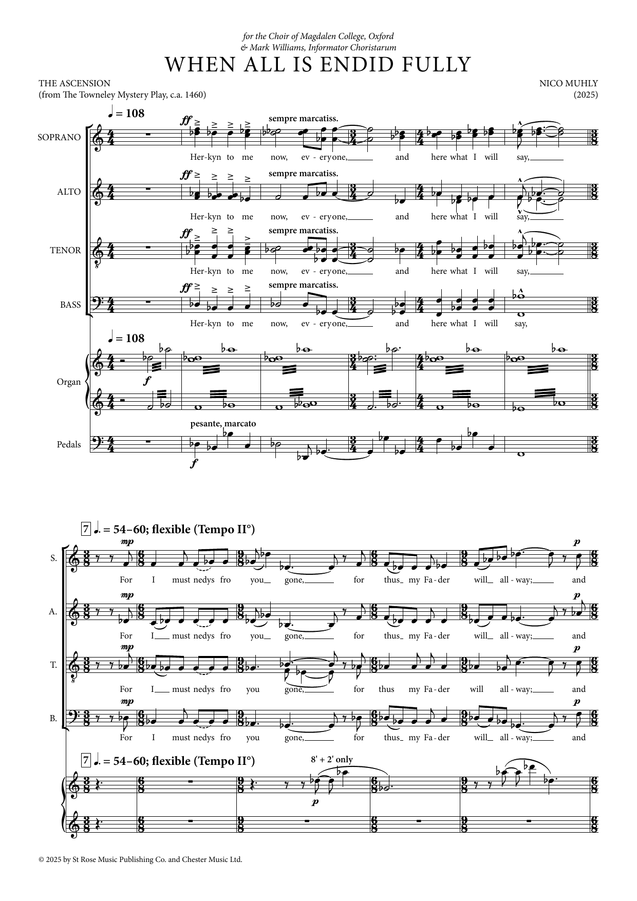 Produktgalerie: Seite 1 von 1 When All is Endid Fully, Nico Muhly, Chor