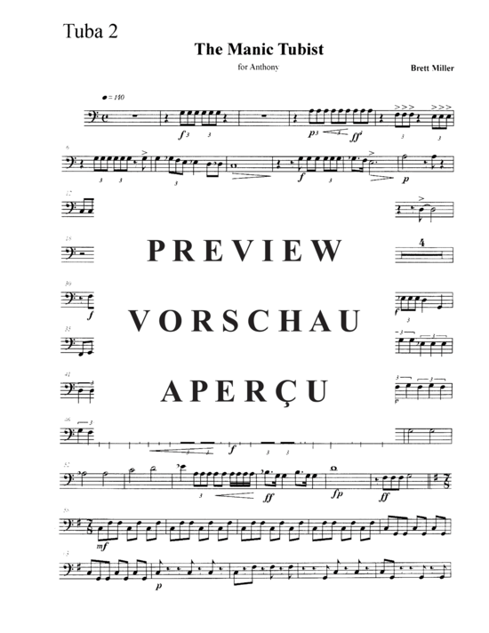 Product gallery: Page 20 of 21 The Manic Tubist , , (Tuba Quartett EETT + Tuba Solo)