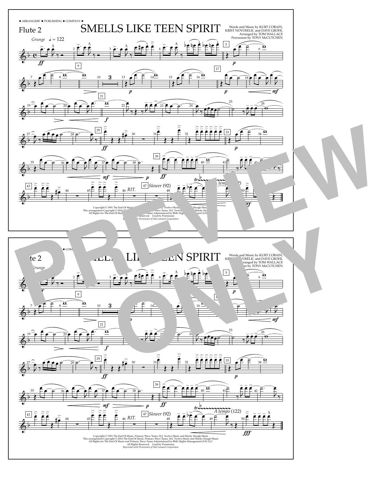 Produktbild zu: Smells Like Teen Spirit - Flute 2