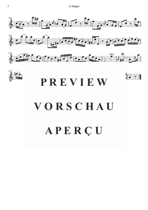 gallery: Sonate a-Moll, , (Querflöte)
