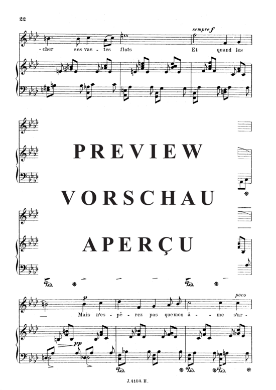 Product gallery: Page 4 of 5 Poème d'un jour (Toujours) Op.21 No.2, , High Voice and Piano