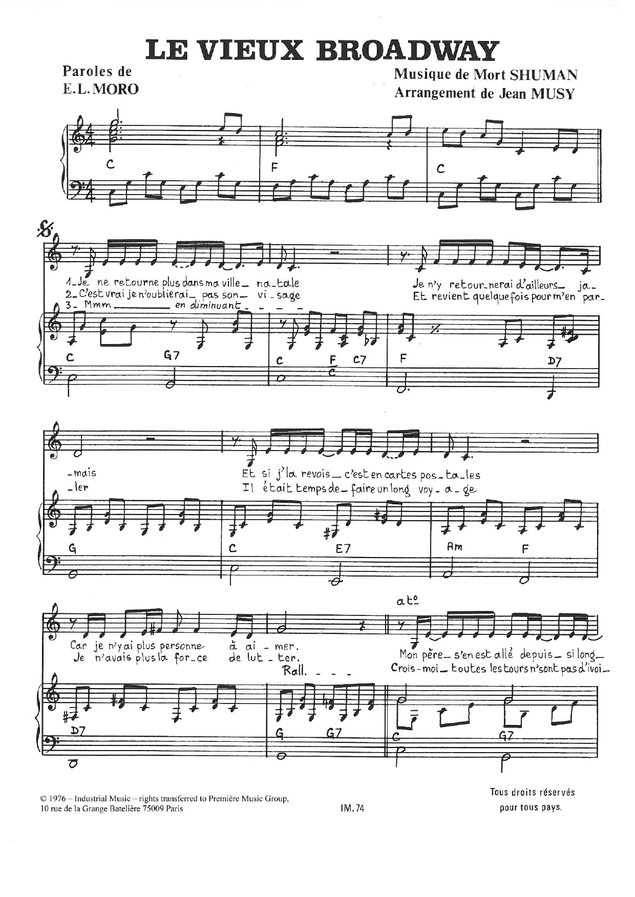 Produktbild zu: Le Vieux Broadway
