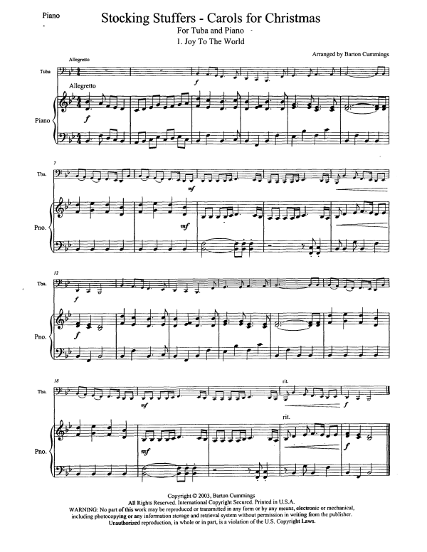 Produktgalerie: Seite 1 von 11 Stocking Stuffers, , Tuba und Klavier