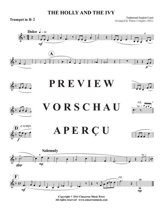 Produktgalerie: Seite 7 von 8 The Holly and the Ivy , , (Blechbläserquintett)