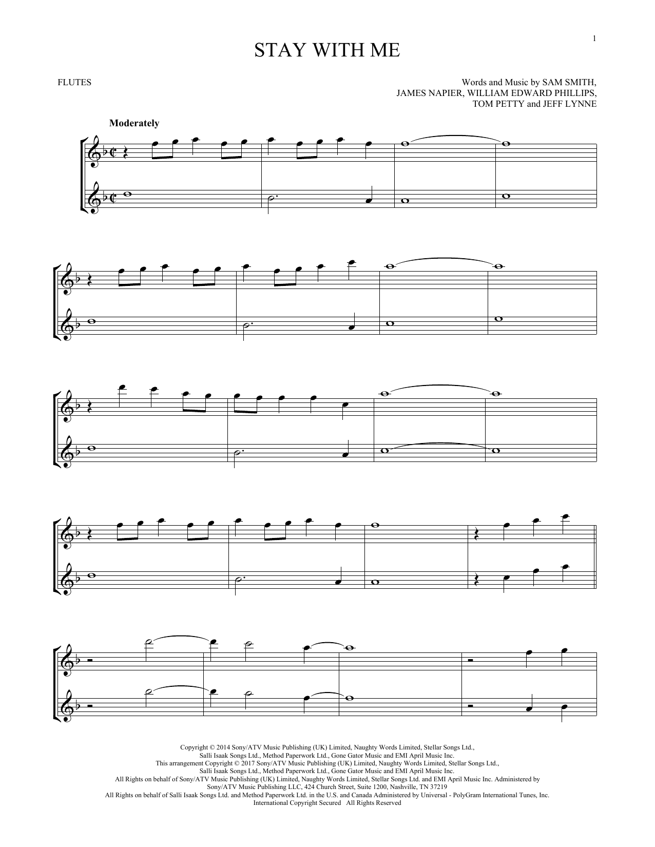 Product gallery: Page 1 of 1 Stay With Me, Sam Smith