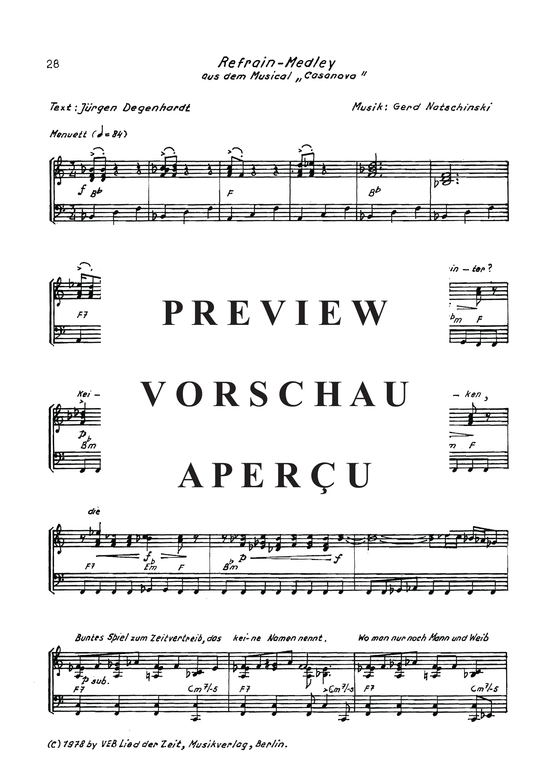 Product gallery: Page 4 of 6 Refrain- Medley , , Piano and Voice