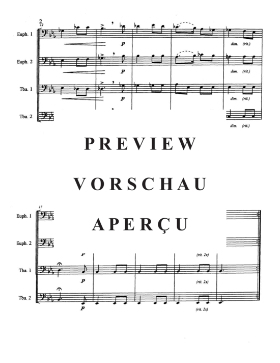 Product gallery: Page 16 of 21 Eleven Songs for Mens Chorus , , (Tuba Quartett EETT)