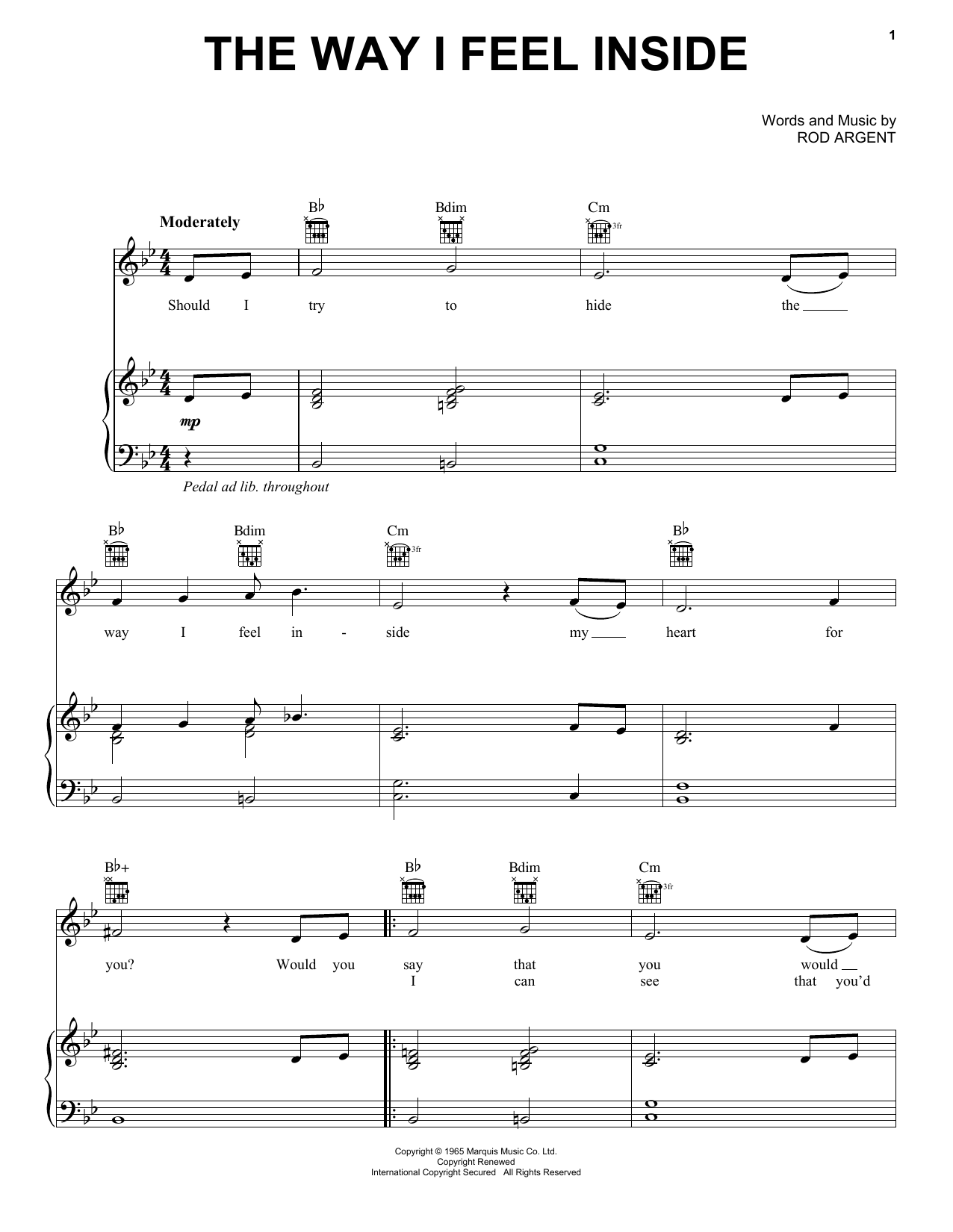 Produktbild zu: The Way I Feel Inside