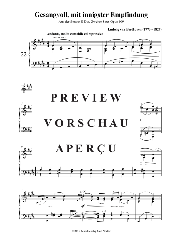 Produktbild zu: Gesangvoll, mit innigster Empfindung Ludwig van Beethoven