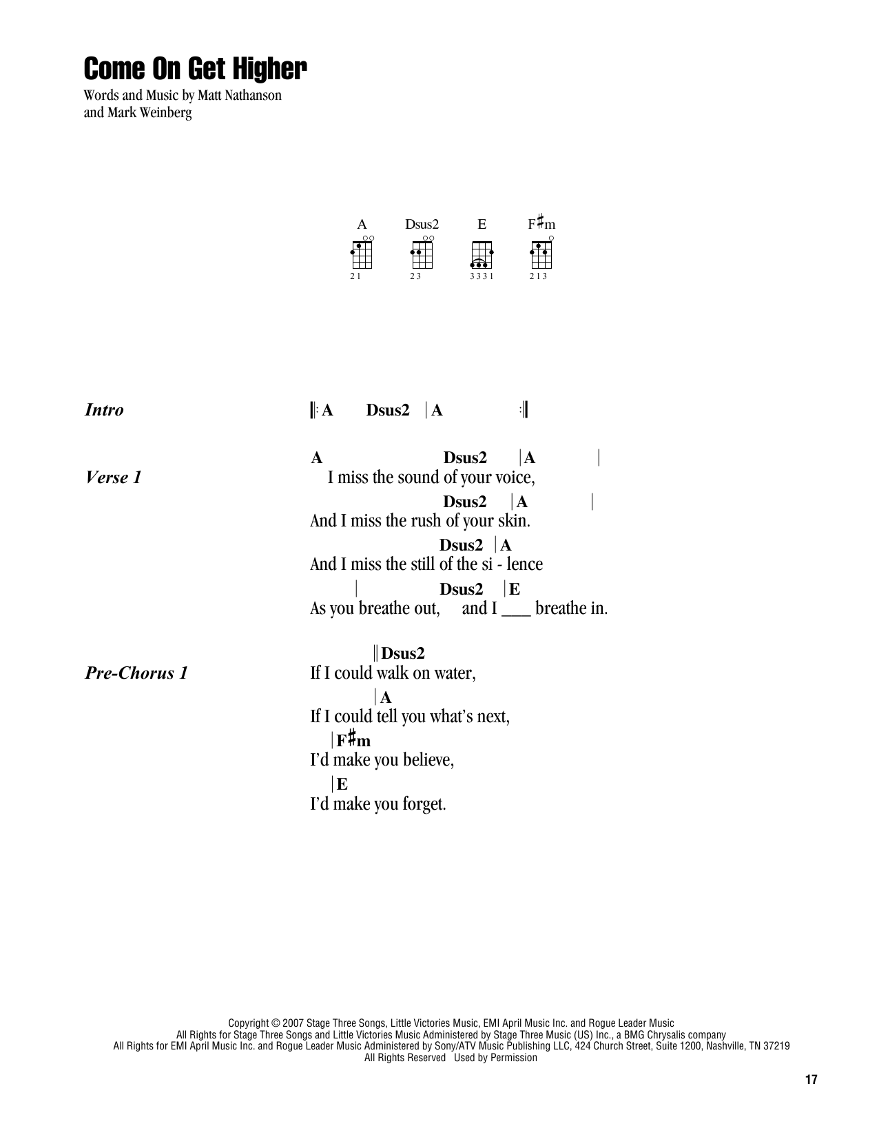 Product picture to:  Come On Get Higher - Matt Nathanson