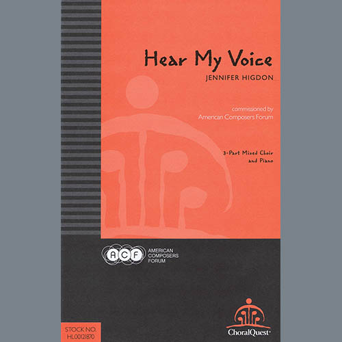 cover: Hear My Voice, Jennifer Higdon, Chor