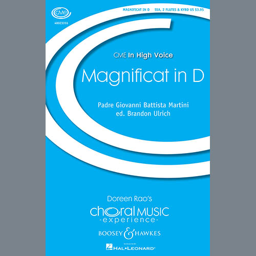 Produktbild zu: Magnificat In D