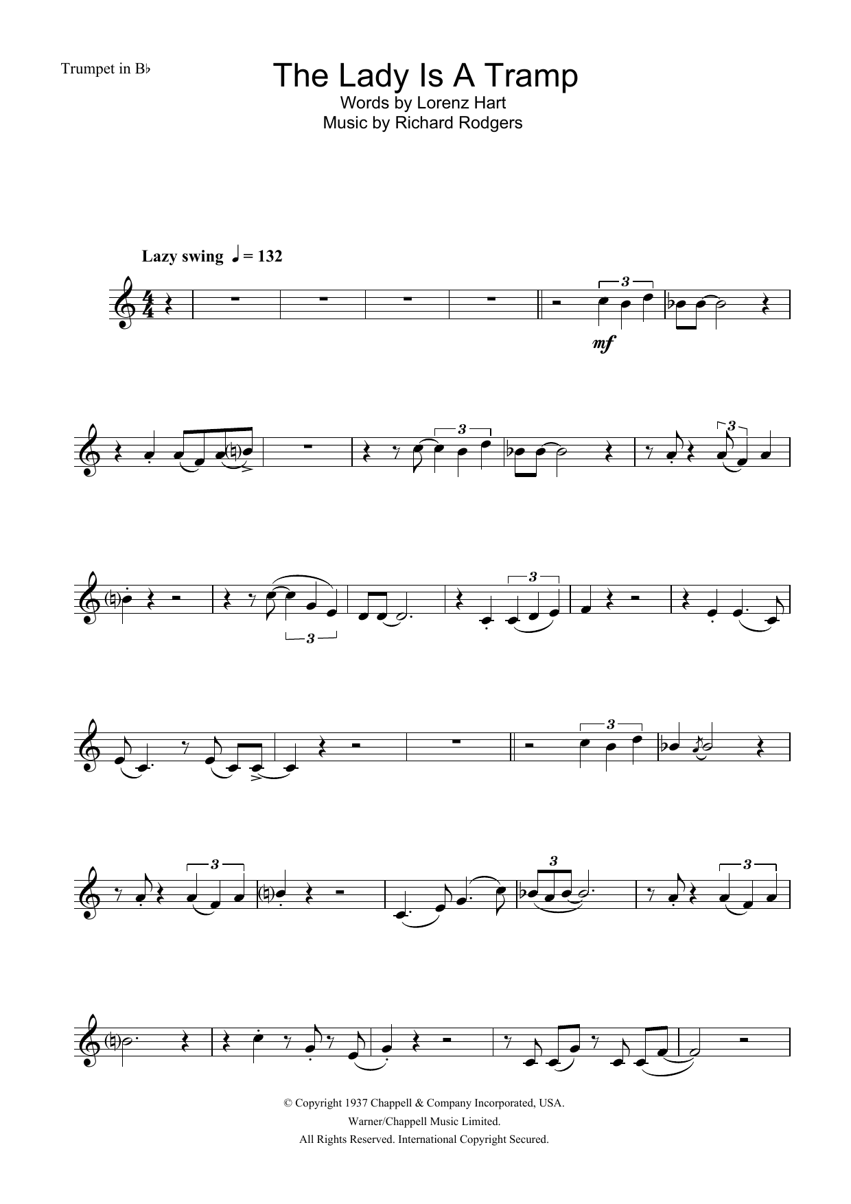 Produktgalerie: Seite 1 von 1 The Lady Is A Tramp, Frank Sinatra, Trompete