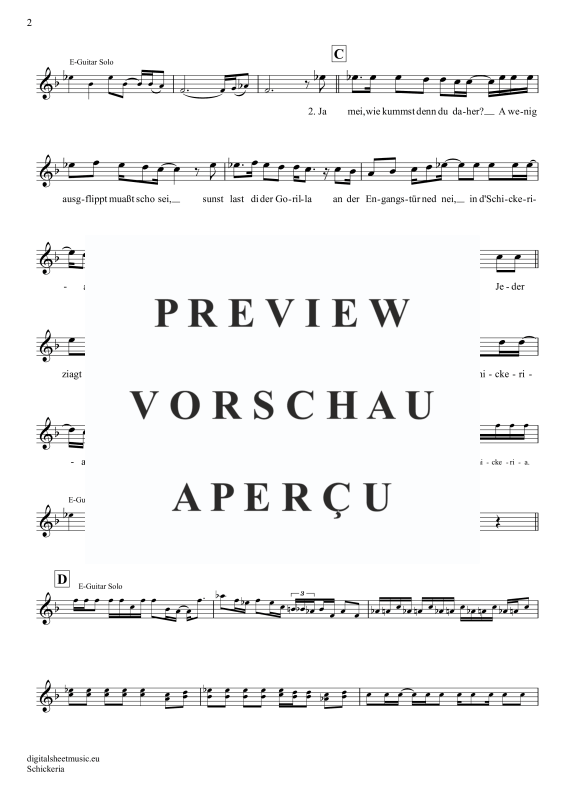 Produktgalerie: Seite 3 von 4 Schickeria, Spider Murphy Gang, Blockflöte