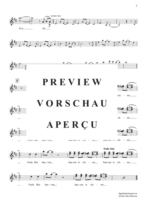 Produktgalerie: Seite 4 von 4 (Feels Like) Heaven, Fiction Factory, Oboe