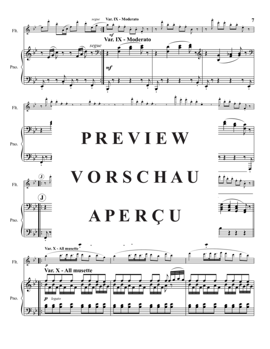 Product gallery: Page 8 of 15 Variationen auf Händel-Themen , , (flute + piano)