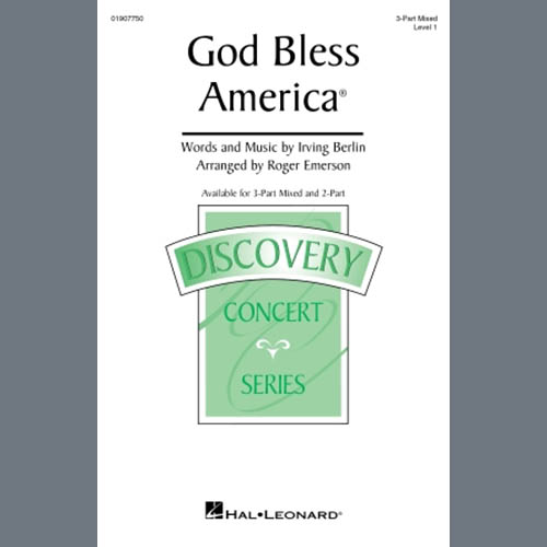 Produktbild zu: God Bless America (arr. Roger Emerson)