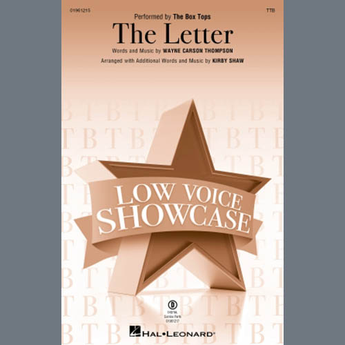 Produktbild zu: The Letter (arr. Kirby Shaw)