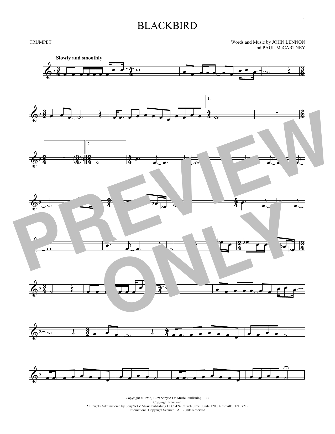 Product gallery: Page 1 of 1 Blackbird, The Beatles
